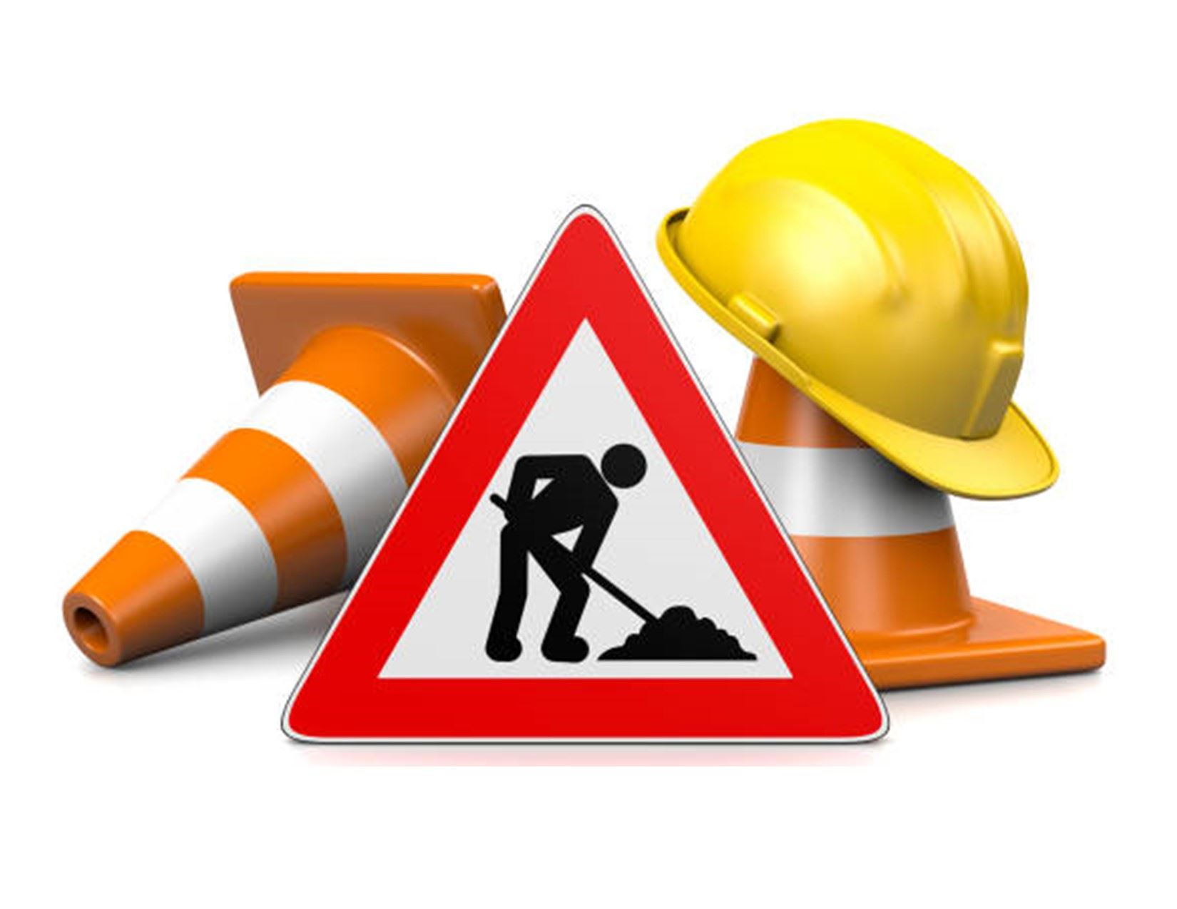 Road Work Ahead Sign