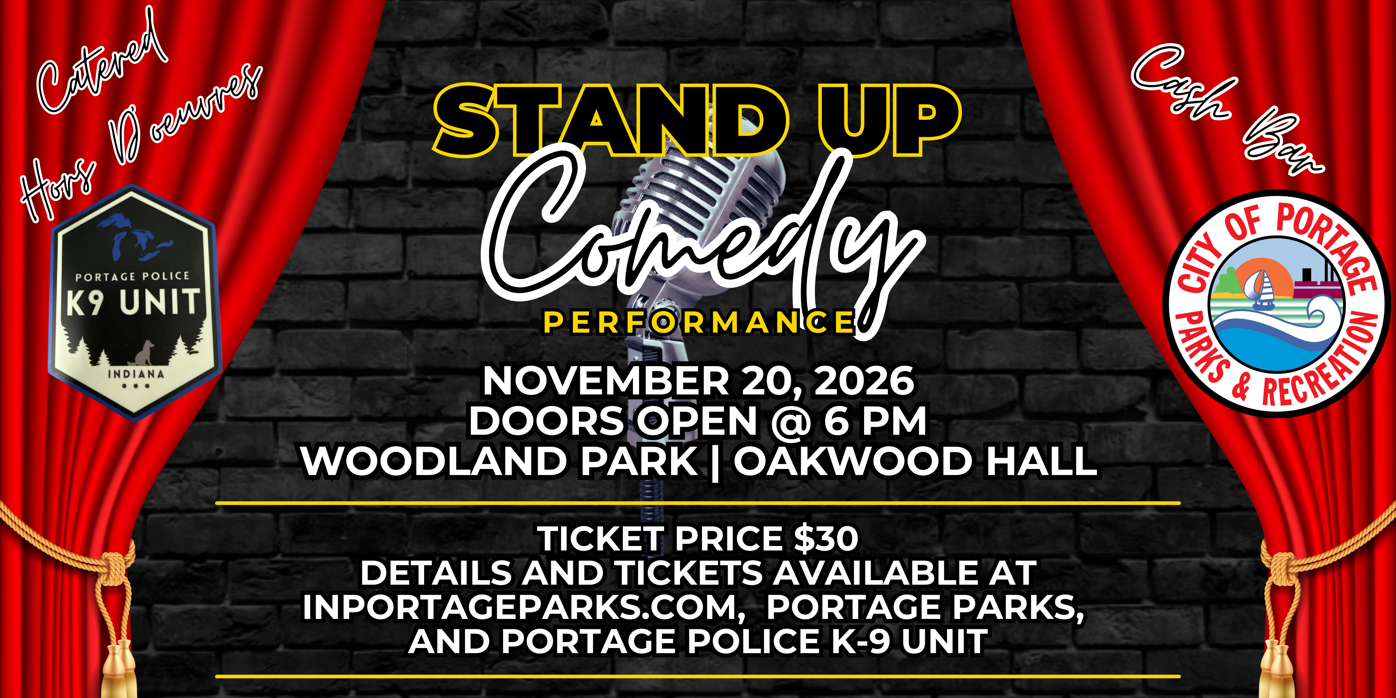 Comedy Show Placeholder Flyer
